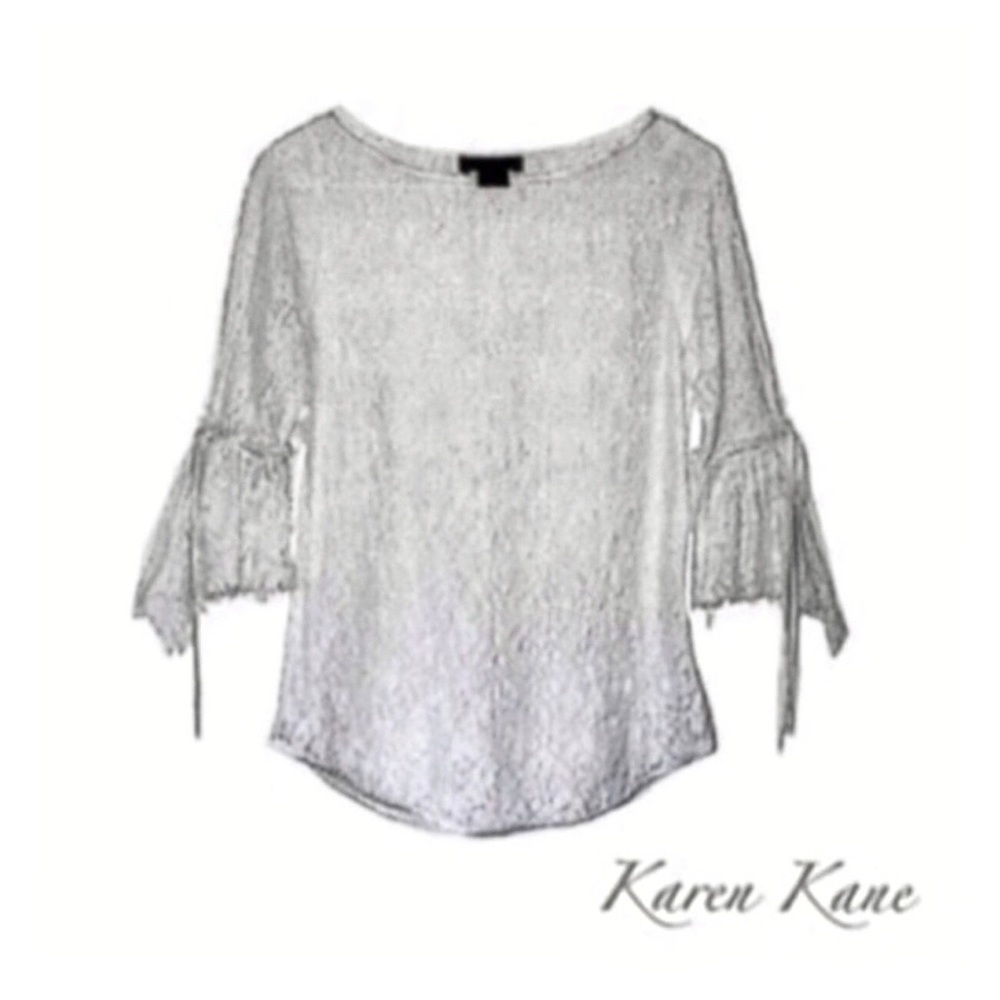 Karen Kane romantic soft lace top